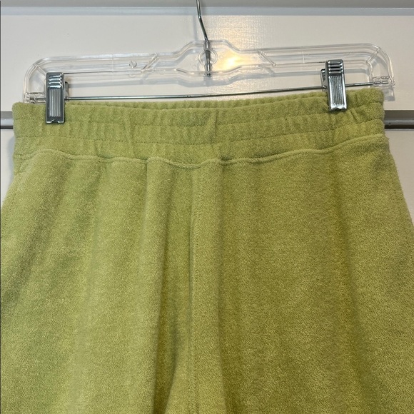 Hollister Light Green Terry Cloth Women's ultra high rise Shorts size small. - Picture 2 of 7